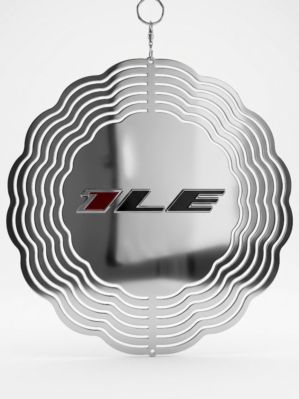 10" Chevy Camaro 1LE Logo Metal Kinetic Wind Spinner - Outdoor Yard Decor